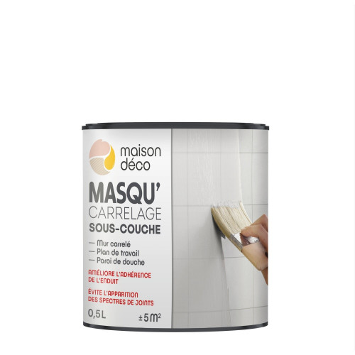 Sous-couche Masqu'carrelage, MAISON DECO, incolore, 0.5 litre - MAISON DECO
