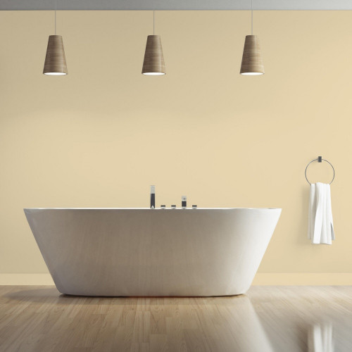 Peinture mur, RIPOLIN cuisine et bain, 2 litres, jaune renoir satin - RIPOLIN
