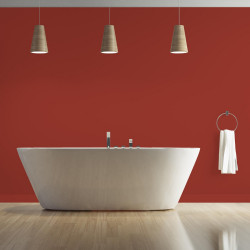 Peinture mur, RIPOLIN cuisine et bain, 2 litres, rouge terracotta satin - RIPOLIN