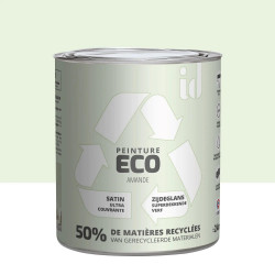 Peinture amande mur / plafond ID Eco satiné 2 l de marque ID, référence: B9212700