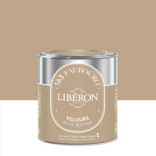 Peinture beige bottier multisupport 163 faubourg LIBÉRON velours 0.5 l - LIBERON