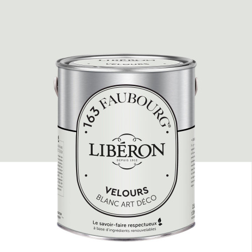 Peinture blanc art déco multisupport 163 faubourg LIBÉRON velours 2.5 l - LIBERON