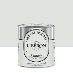 Peinture blanc art déco mur, plafond et boiserie LIBÉRON velours 0.5 l de marque LIBERON, référence: B9213300