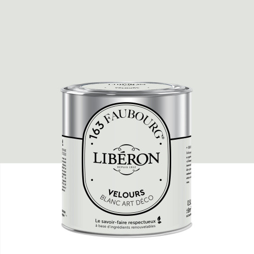 Peinture blanc art déco mur, plafond et boiserie LIBÉRON velours 0.5 l - LIBERON