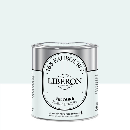 Peinture blanc lingère multisupport 163 faubourg LIBÉRON velours 0.5 l - LIBERON