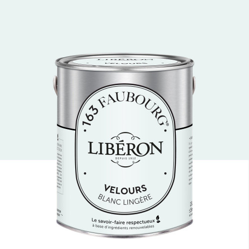 Peinture blanc lingère multisupport 163 faubourg LIBÉRON velours 2.5 l - LIBERON