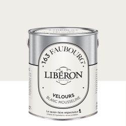 Peinture blanc mousseline multisupport 163 faubourg LIBÉRON velours 2.5 l de marque LIBERON, référence: B9214200