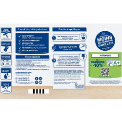 Peinture bleu ainhoa mur, boiserie, radiateur RIPOLIN velours 0.5 l de marque RIPOLIN, référence: B9214600