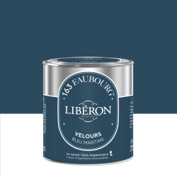 Peinture bleu maritime multisupport 163 faubourg LIBÉRON velours 0.5 l de marque LIBERON, référence: B9214900