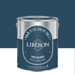 Peinture bleu maritime multisupport 163 faubourg LIBÉRON velours 2.5 l de marque LIBERON, référence: B9215000