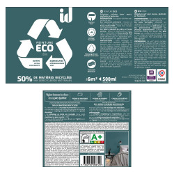 Peinture cedre multisupport ECO ID satiné 0.5 l - ID