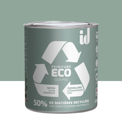 Peinture eucalyptus mur / plafond ID Eco satiné 2 l - ID
