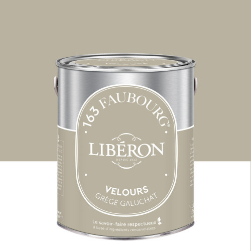 Peinture grège galuchat multisupport 163 faubourg LIBÉRON velours 2.5 l - LIBERON