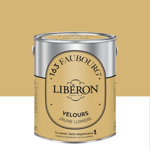 Peinture jaune lumière multisupport 163 faubourg LIBÉRON velours 2.5 l - LIBERON