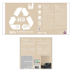 Peinture lin mur / plafond ID Eco satiné 2 l - ID