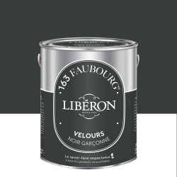 Peinture noir garçonne multisupport 163 faubourg LIBÉRON velours 2.5 l de marque LIBERON, référence: B9220200