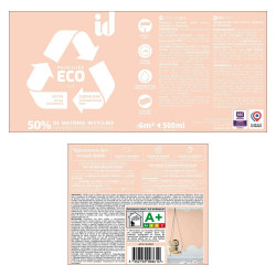 Peinture nude mur / plafond ID Eco satiné 0.5 l - ID