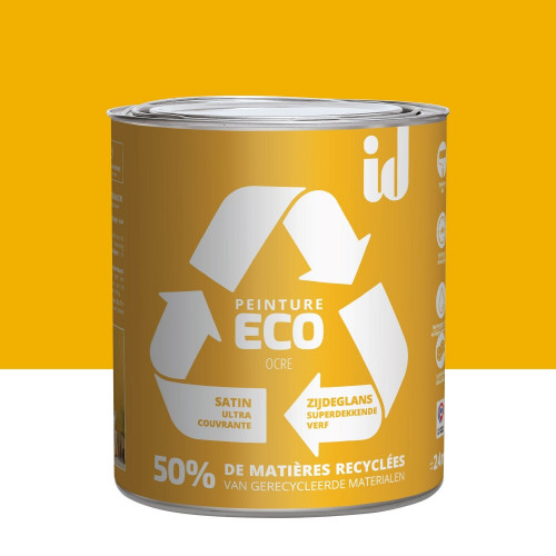 Peinture ocre mur / plafond ID Eco satiné 2 l - ID