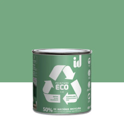 Peinture olive mur / plafond ID Eco satiné 0.5 l - ID