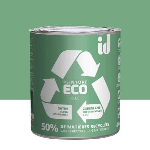 Peinture olive mur / plafond ID Eco satiné 2 l - ID
