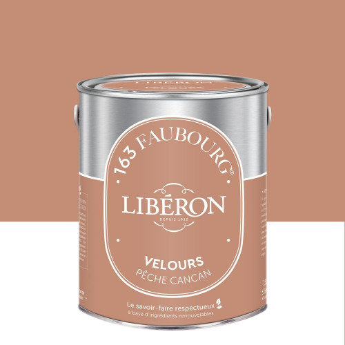 Peinture pêche cancan multisupport 163 faubourg LIBÉRON velours 2.5 l - LIBERON