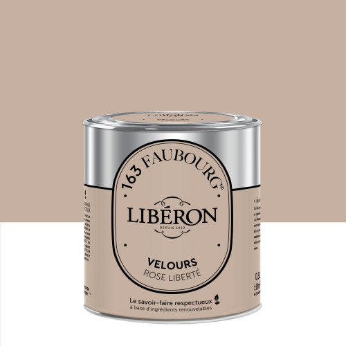 Peinture rose liberté multisupport 163 faubourg LIBÉRON velours 0.5 l - LIBERON