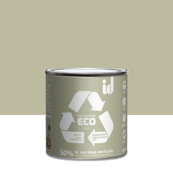 Peinture sauge mur / plafond ID Eco satiné 0.5 l - ID