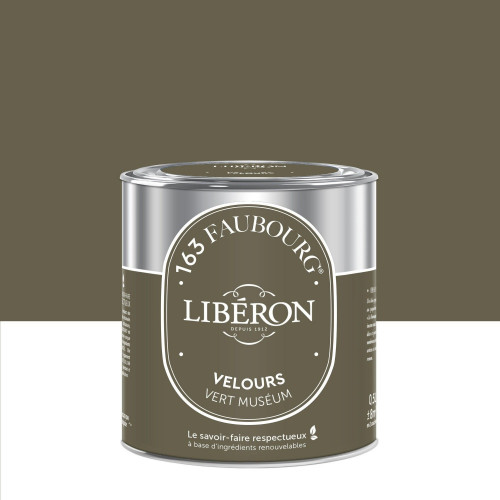 Peinture vert museum multisupport 163 faubourg LIBÉRON velours 0.5 l - LIBERON