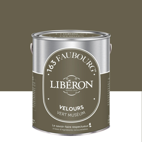 Peinture vert museum multisupport 163 faubourg LIBÉRON velours 2.5 l - LIBERON