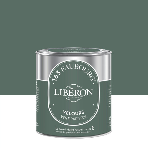 Peinture vert parisien multisupport 163 faubourg LIBÉRON velours 0.5 l - LIBERON