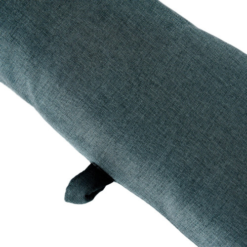 Coussin bas de porte Chambray, vert l.12 x H.12 cm - JBY CREATION