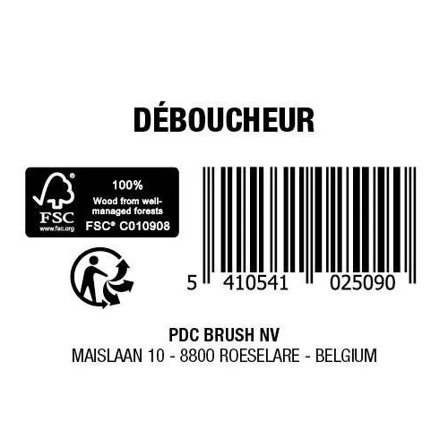 Déboucheur canalisation ventouse manche en bois PDC BRUSH - PDC BRUSH