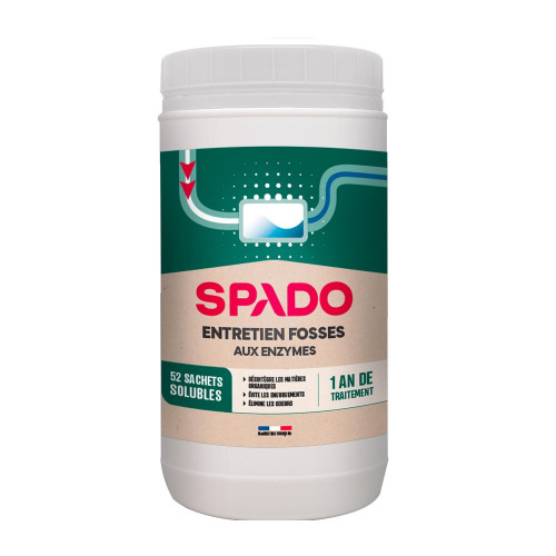 Entretien biologique wc et canalisation, SPADO, 1 an - SPADO