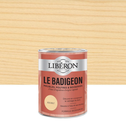 Badigeon LIBERON bois brut mat 250 ml - LIBERON