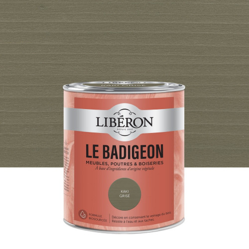 Badigeon LIBERON kaki grisé mat 0.75 l - LIBERON