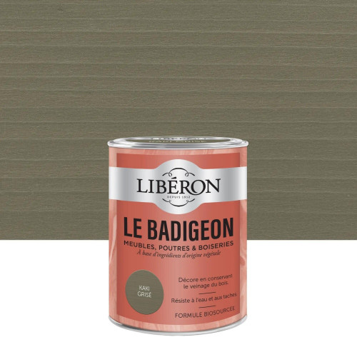 Badigeon LIBERON kaki grisé mat 250 ml - LIBERON