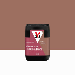 Peinture meuble, V33 Rénovation cuisine et bain, 0.075l, ocre rouge mat de marque V33, référence: B9228600