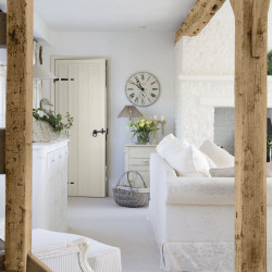 Peinture  Relook bois MAISON DECO, blanc ecume satine, 1 l - MAISON DECO