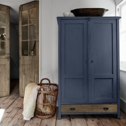 Peinture  Relook bois MAISON DECO, bleu marine satine, 1 l - MAISON DECO