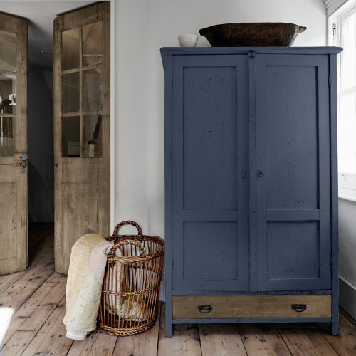 Peinture  Relook bois MAISON DECO, bleu marine satine, 1 l - MAISON DECO