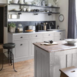 Peinture  Relook bois MAISON DECO, gris cendre satine, 1 l - MAISON DECO