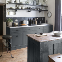 Peinture  Relook bois MAISON DECO, gris tempete satine, 1 l - MAISON DECO