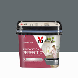 Peinture meuble anthracite satin V33 Rénovation cuisine et bain 0.75l de marque V33, référence: B9231900