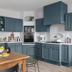 Peinture meuble bleu denim mat V33 Rénovation cuisine et bain 2l - V33