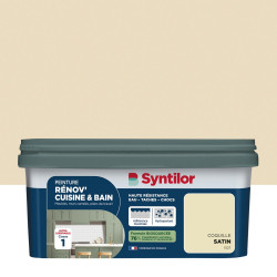 Peinture meuble coquille satin SYNTILOR Renov' cuisine et bain 2l - SYNTILOR