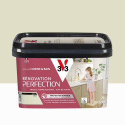 Peinture meuble sable satin V33 Rénovation cuisine et bain 2l de marque V33, référence: B9233900