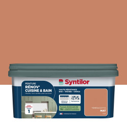 Peinture meuble terracotta mat SYNTILOR Renov' cuisine et bain 2l de marque SYNTILOR, référence: B9234000