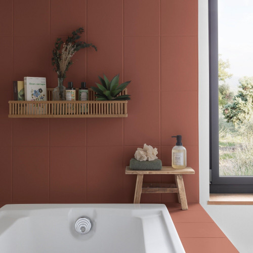 Peinture meuble, V33 Rénovation cuisine et bain, 2l, ocre rouge mat - V33