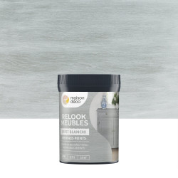 Peinture pour meuble Relook Maison Deco gel blanc cérusé 0.25L - MAISON DECO