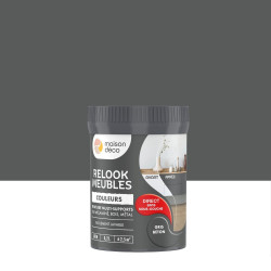 Peinture pour meuble Relook Maison Deco gris Béton satiné 0.2L - MAISON DECO